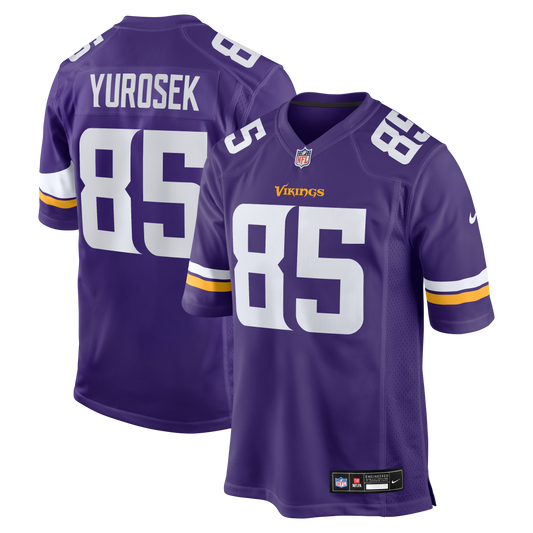 Ben Yurosek Minnesota Vikings Team Game Jersey - Purple | Stitched Football Jersey TJS0814