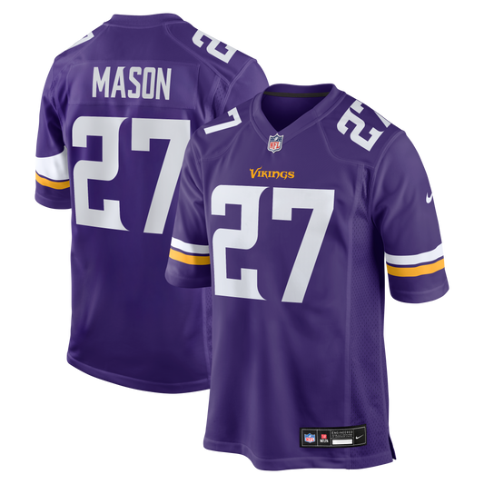 Jordan Mason Minnesota Vikings Team Game Jersey - Purple | Stitched Football Jersey TJS0819