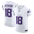 Justin Jefferson Minnesota Vikings Alternate Vapor F.U.S.E. Elite Player Jersey - White | Stitched Football Jersey TJS0837