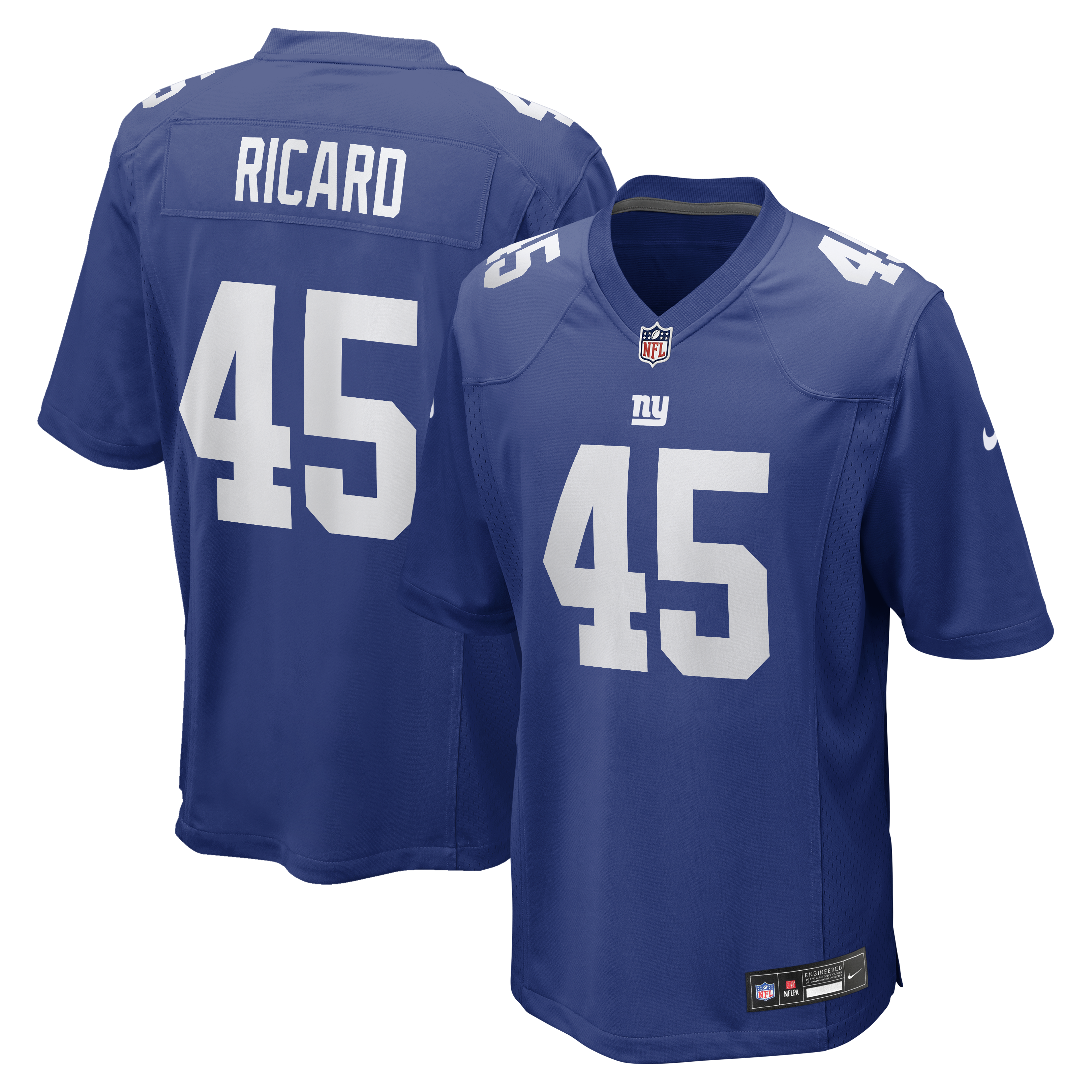 Patrick Ricard New York Giants Team Game Jersey - Royal | Stitched Football Jersey TJS0876