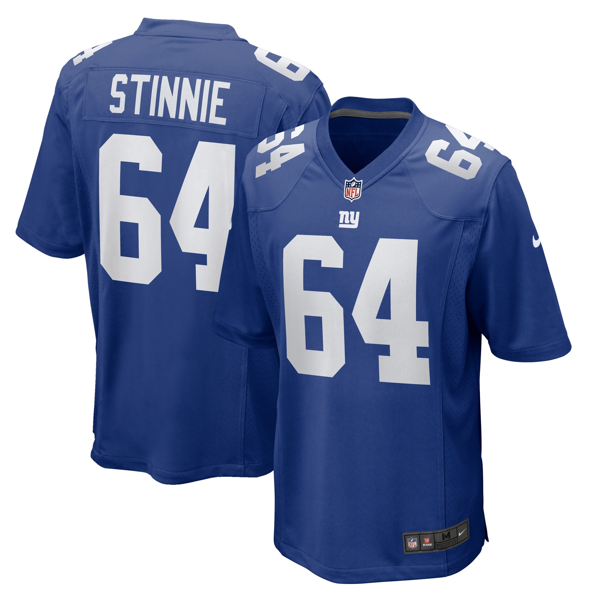 Aaron Stinnie New York Giants Team Game Jersey - Royal | Stitched Football Jersey TJS0867