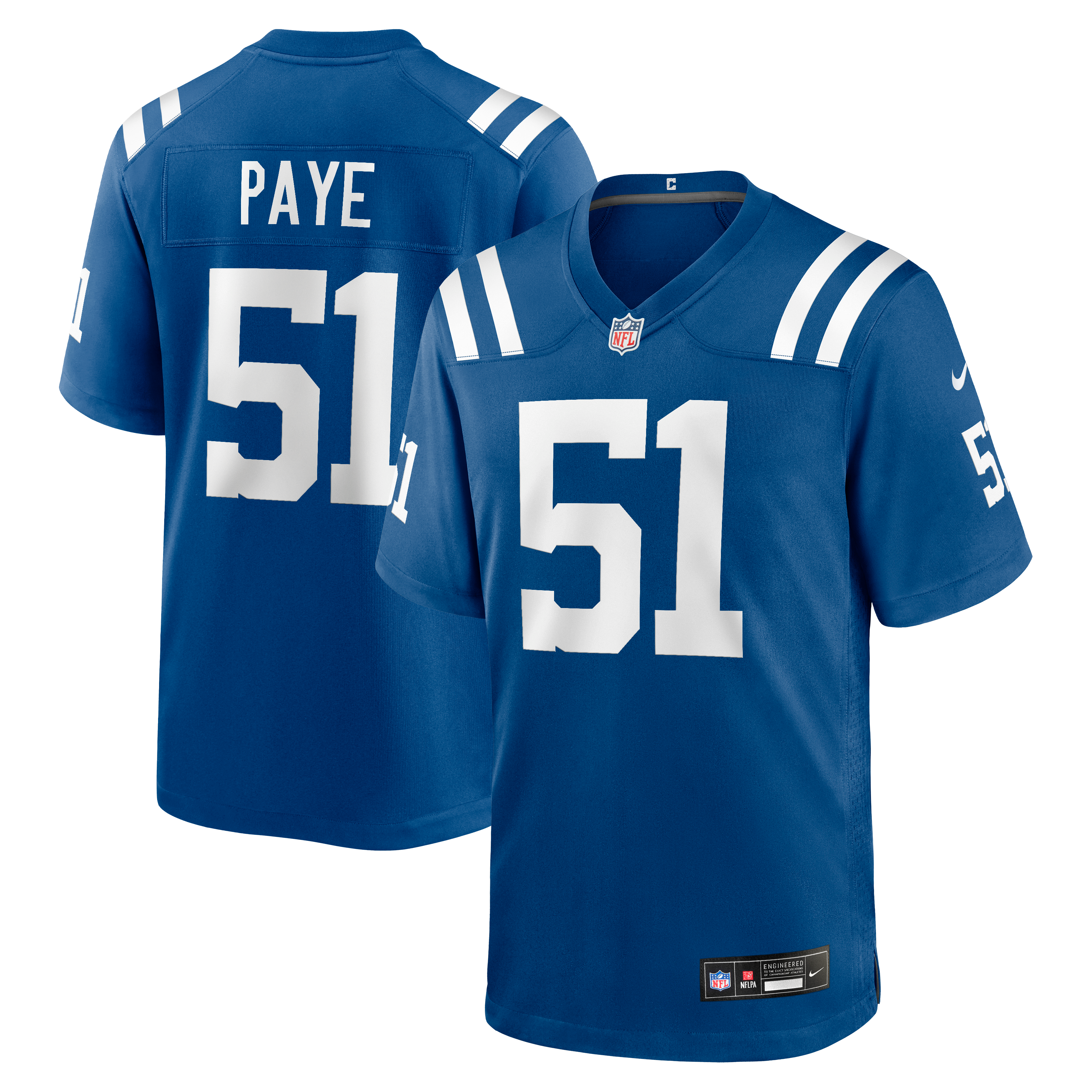 Indianapolis Colts Game Jersey - Royal | Stitched Football Jersey TJS0872