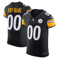 Pittsburgh Steelers Vapor F.U.S.E. Elite Custom Jersey - Black | Stitched Football Jersey TJS0801