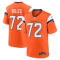 Garett Bolles Denver Broncos Team Game Jersey - Orange | Stitched Football Jersey TJS0854