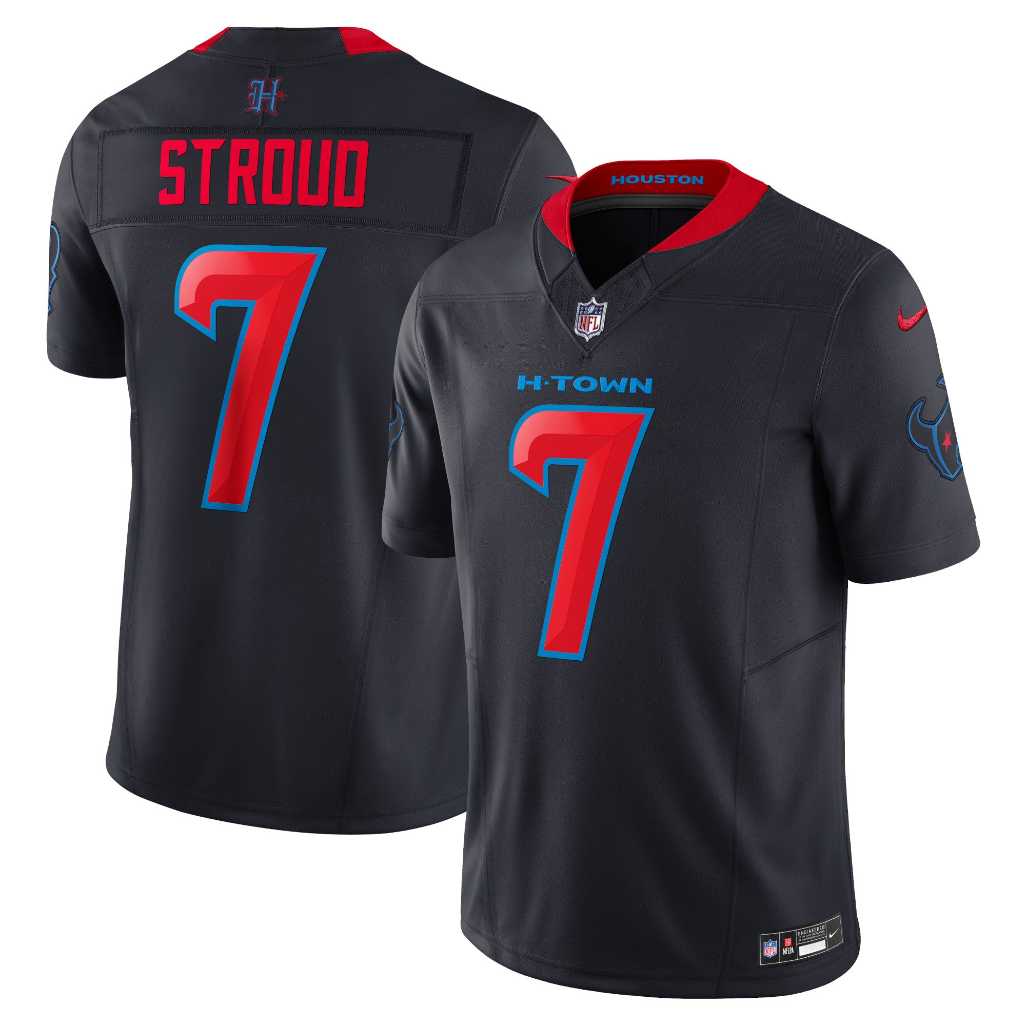 C.J. Stroud Houston Texans 2nd Alternate Vapor F.U.S.E. Limited Jersey - Navy | Stitched Football Jersey TJS0852