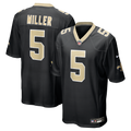 Kendre Miller New Orleans Saints Team Game Jersey - Black | Stitched Football Jersey TJS0809