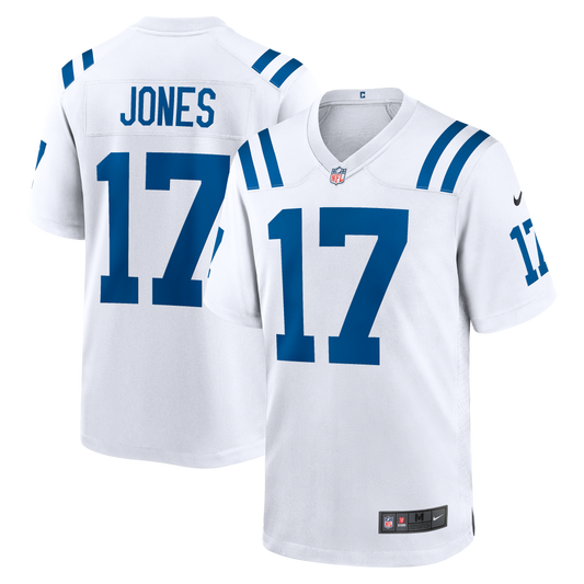 Daniel Jones Indianapolis Colts Game Jersey - White | Stitched Football Jersey TJS0863
