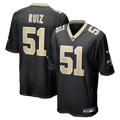 Cesar Ruiz New Orleans Saints Game Jersey - Black | Stitched Football Jersey TJS0816