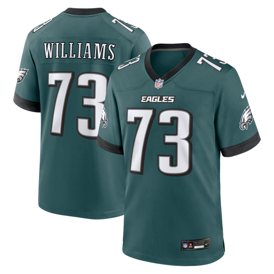 Cameron Williams Philadelphia Eagles Team Game Jersey - Midnight Green | Stitched Football Jersey TJS0805