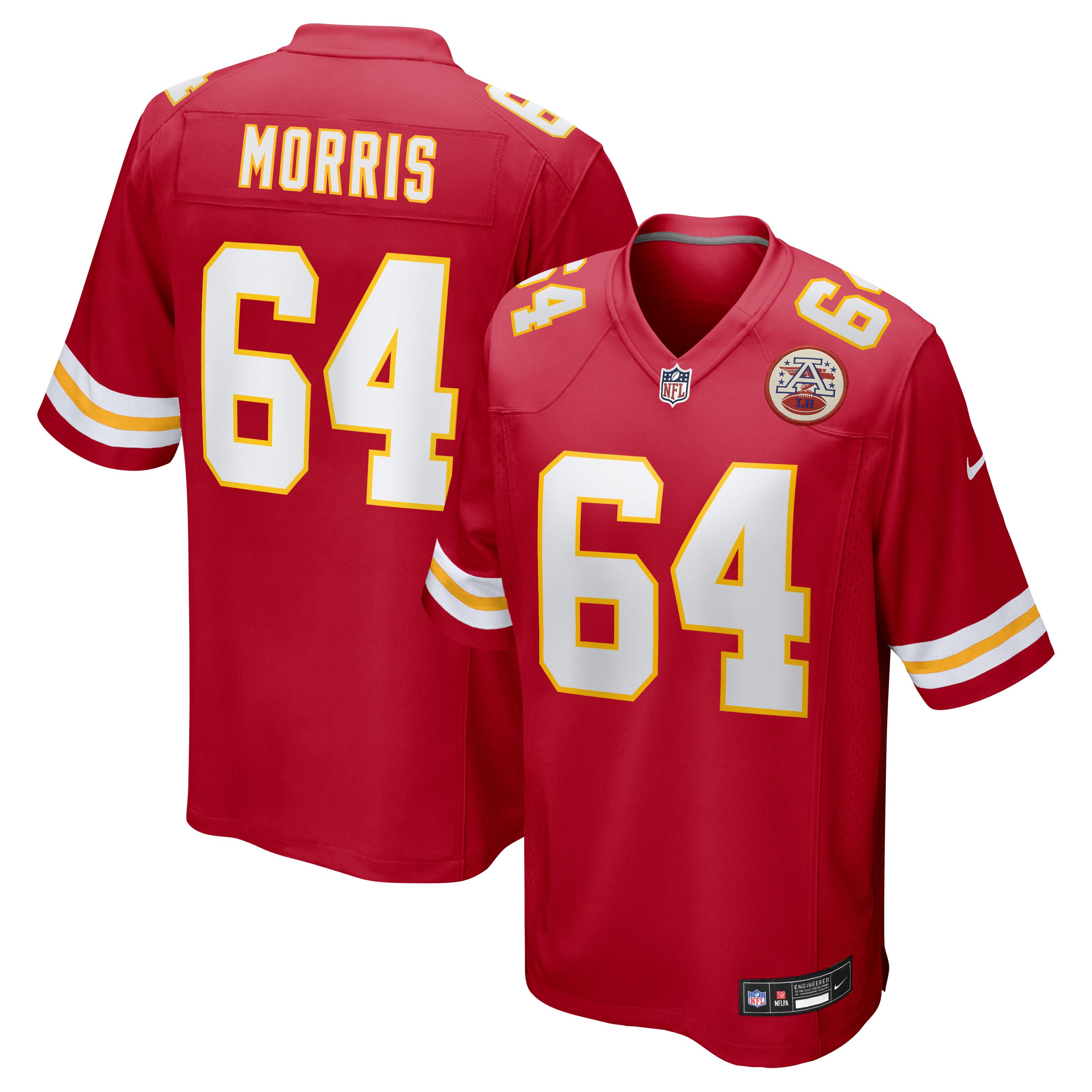 Wanya Morris Kansas City Chiefs Game Jersey - Red | Stitched Football Jersey TJS1012
