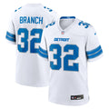 Brian Branch Detroit Lions White Game Jersey - White | Stitched Football Jersey TJS0874