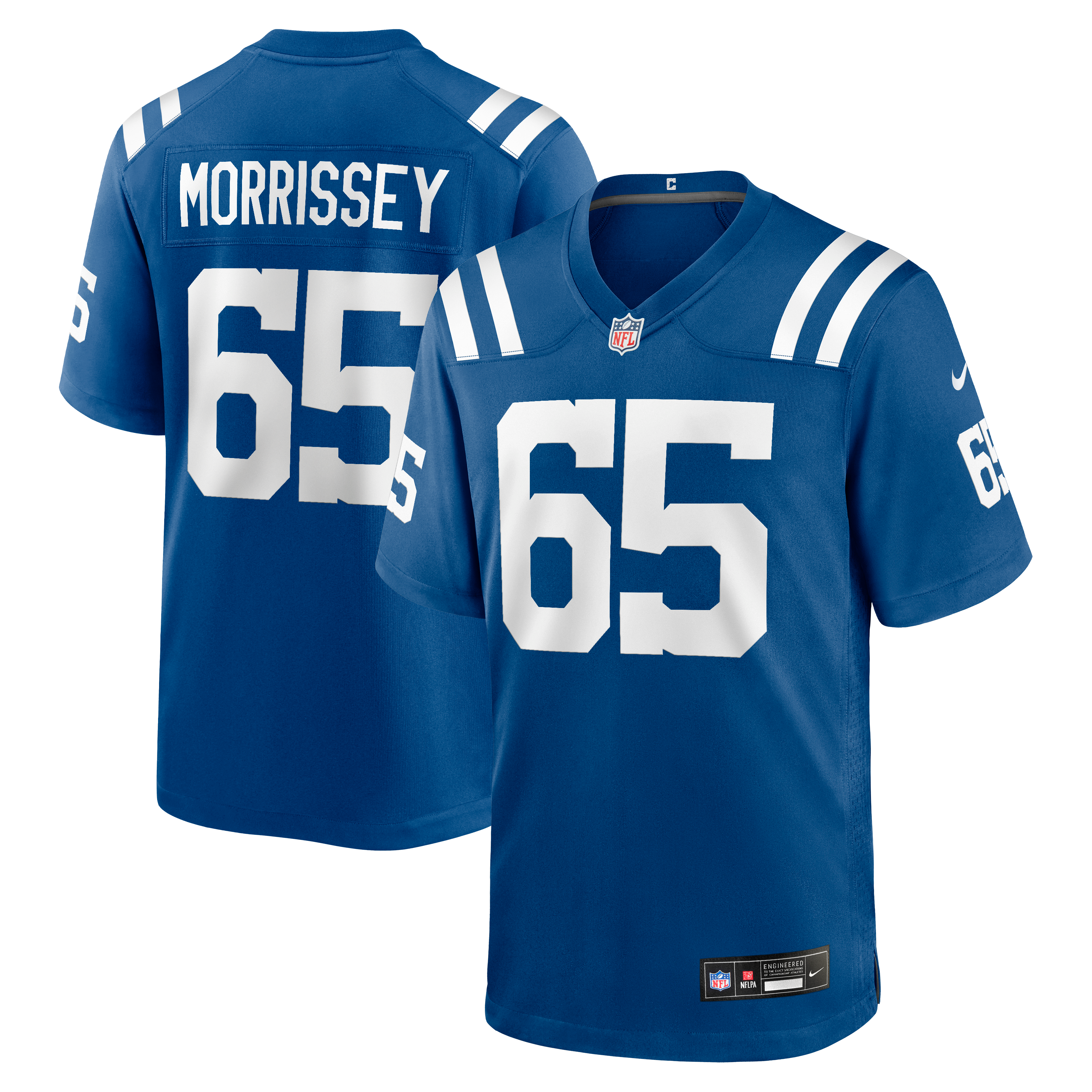 Jimmy Morrissey Indianapolis Colts Team Game Jersey - Royal | Stitched Football Jersey TJS0856