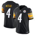 DK Metcalf Pittsburgh Steelers Team Vapor F.U.S.E. Limited Jersey - Black | Stitched Football Jersey TJS1071