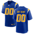 Los Angeles Chargers Alternate Custom Game Jersey - Royal | Stitched Football Jersey TJS0924