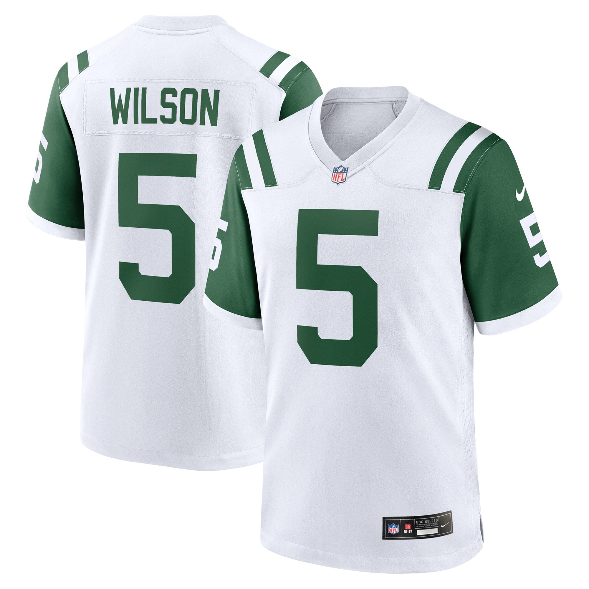 Garrett Wilson New York Jets Classic Alternate Game Jersey - White | Stitched Football Jersey TJS0948