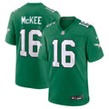 Tanner McKee Philadelphia Eagles Alternate Game Jersey - Kelly Green | Stitched Football Jersey TJS1032