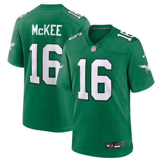 Tanner McKee Philadelphia Eagles Alternate Game Jersey - Kelly Green | Stitched Football Jersey TJS1032