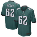 Jason Kelce Philadelphia Eagles Game Jersey - Midnight Green | Stitched Football Jersey TJS0956