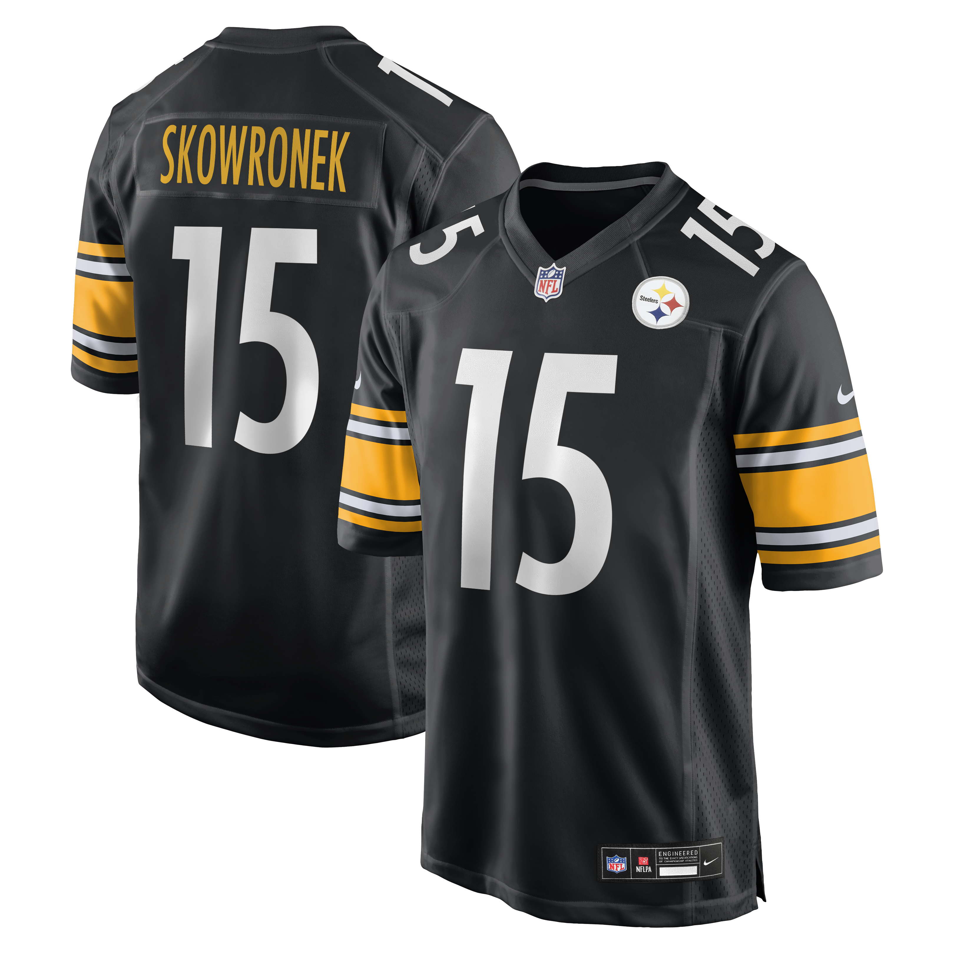 Ben Skowronek Pittsburgh Steelers Team Game Jersey - Black | Stitched Football Jersey TJS1081