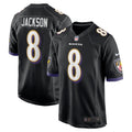 Lamar Jackson Baltimore Ravens Alternate Game Jersey - Black | Stitched Football Jersey TJS1073