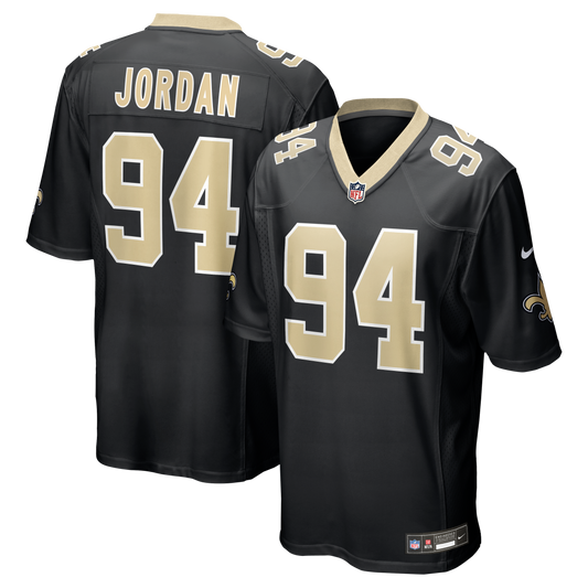 Cameron Jordan New Orleans Saints Team Game Jersey - Black | Stitched Football Jersey TJS1009