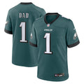 Philadelphia Eagles #1 Dad Game Jersey - Midnight Green | Stitched Football Jersey TJS0979