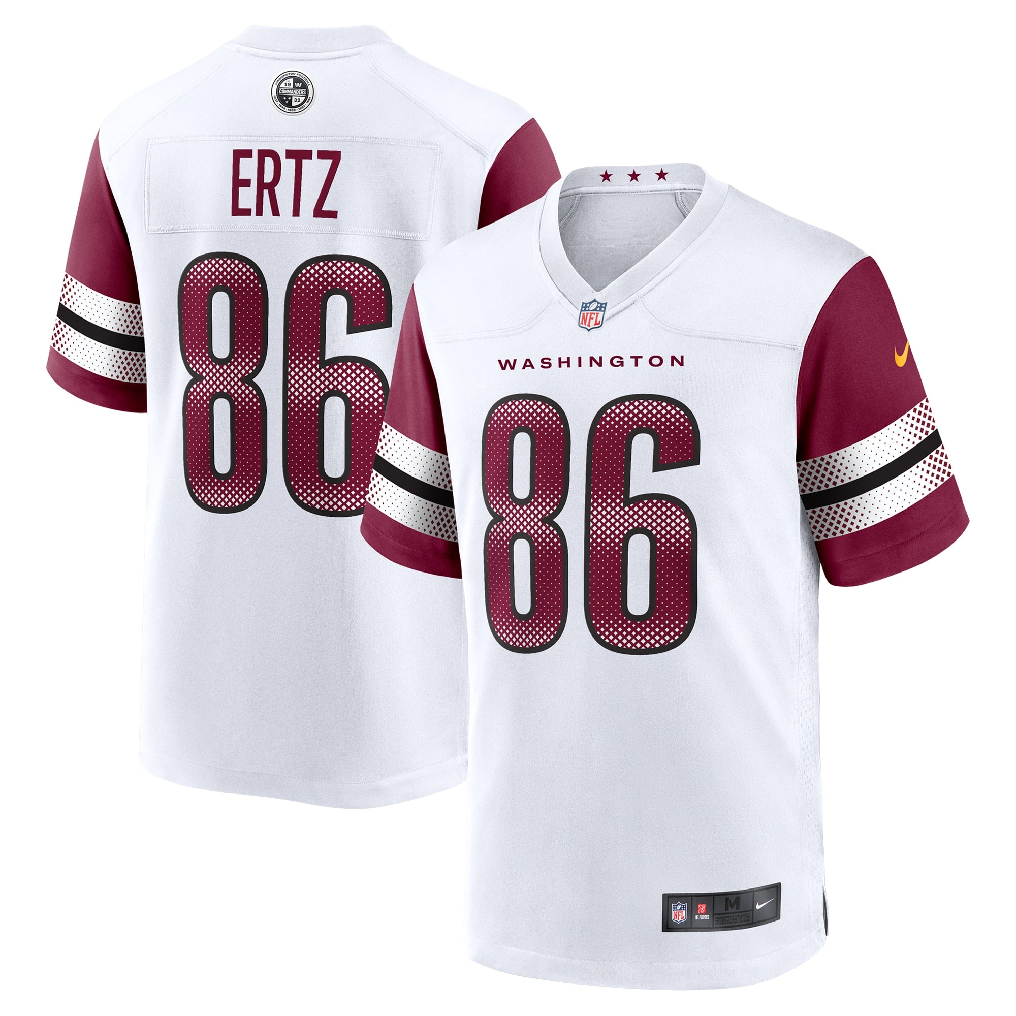 Zach Ertz Washington Commanders Game Jersey - White | Stitched Football Jersey TJS1038