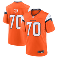 Marques Cox Denver Broncos Team Game Jersey - Orange | Stitched Football Jersey TJS0935