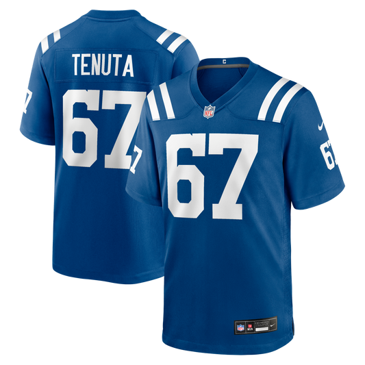 Luke Tenuta Indianapolis Colts Team Game Jersey - Royal | Stitched Football Jersey TJS1031