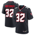 David Montgomery Houston Texans Game Jersey - Navy | Stitched Football Jersey TJS1040