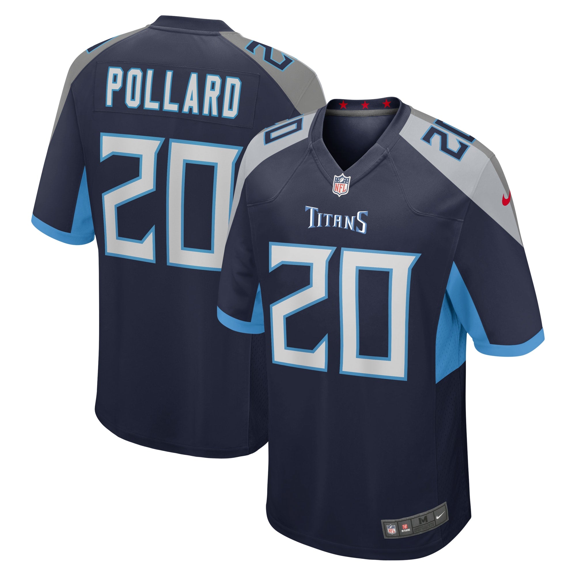 Tony Pollard Tennessee Titans Game Player Jersey - Navy | Stitched Football Jersey TJS0901