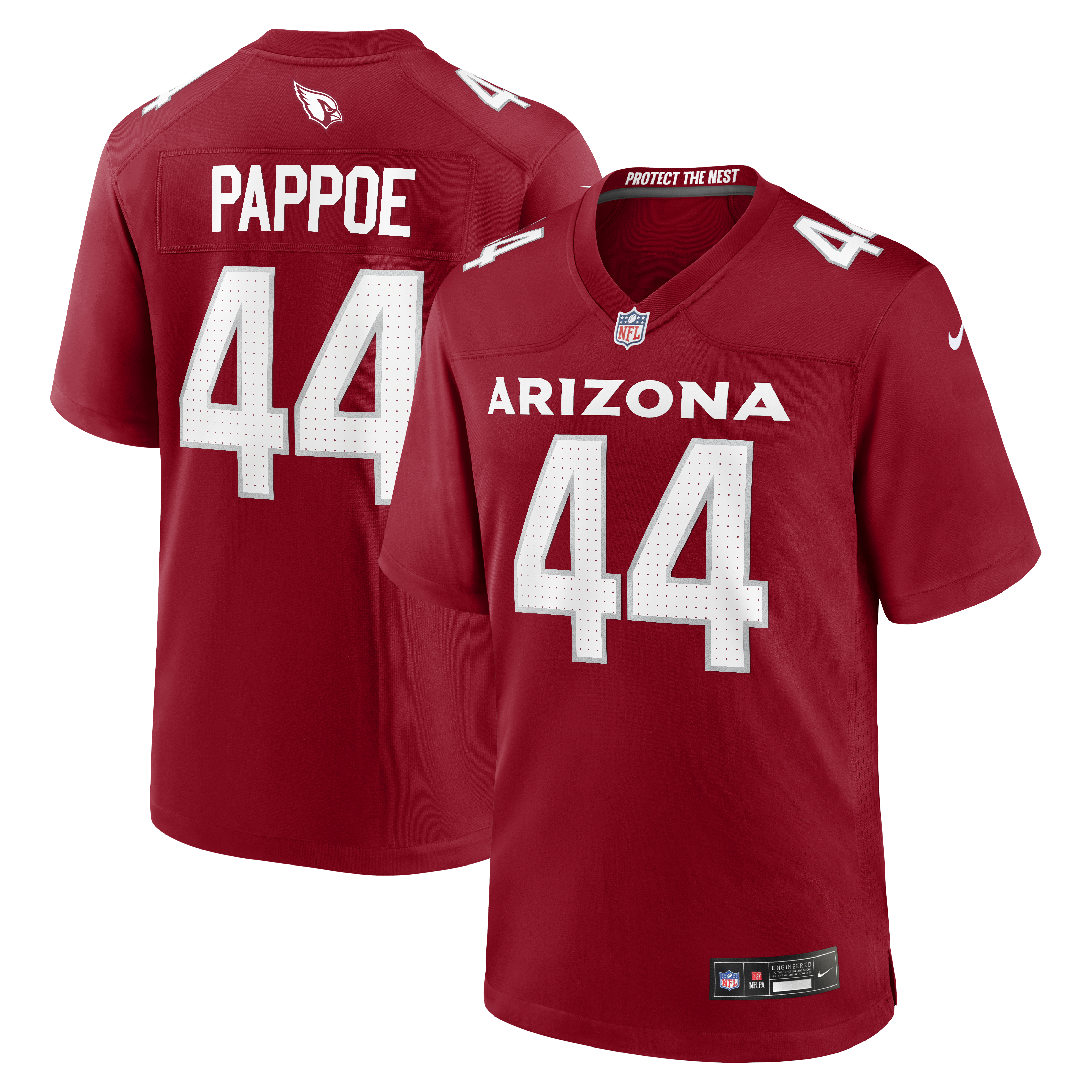 Owen Pappoe Arizona Cardinals Team Game Jersey - Cardinal | Stitched Football Jersey TJS0905