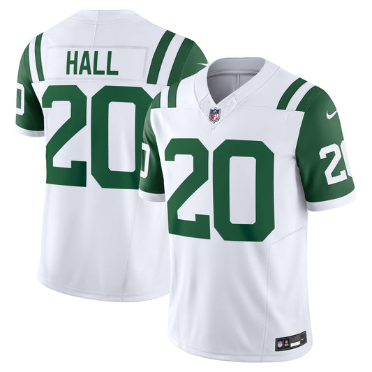 Breece Hall New York Jets Classic Alternate Vapor F.U.S.E. Limited Jersey - White | Stitched Football Jersey TJS1053