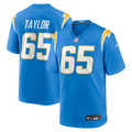 Logan Taylor Los Angeles Chargers Team Game Jersey - Powder Blue | Stitched Football Jersey TJS1091