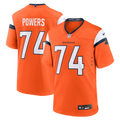Ben Powers Denver Broncos Team Game Jersey - Orange | Stitched Football Jersey TJS1044
