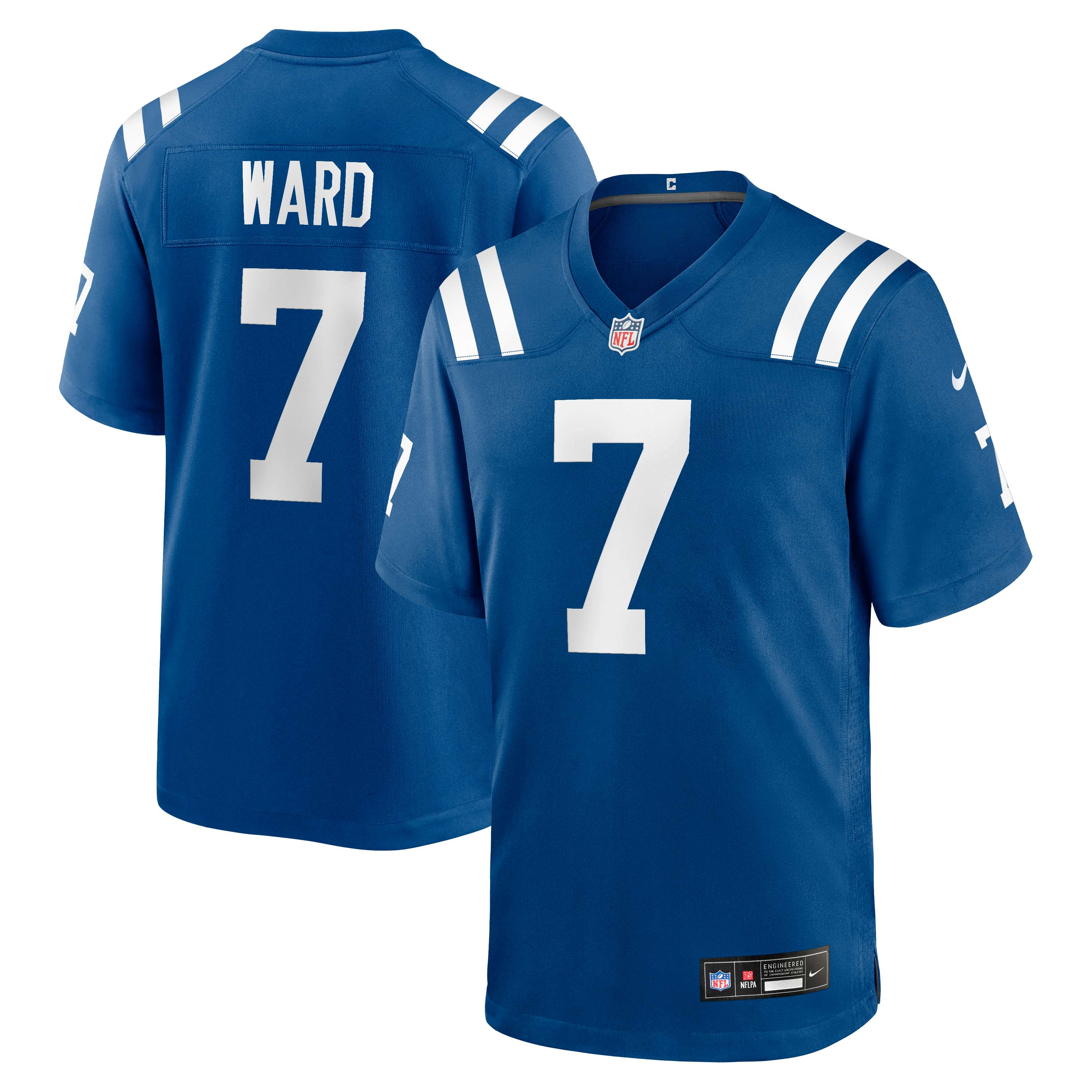Charvarius Ward Indianapolis Colts Team Game Jersey - Royal | Stitched Football Jersey TJS1025