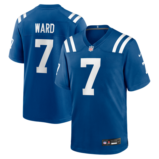 Charvarius Ward Indianapolis Colts Team Game Jersey - Royal | Stitched Football Jersey TJS1025