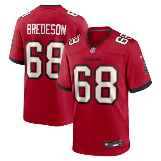 Ben Bredeson Tampa Bay Buccaneers Game Jersey - Red | Stitched Football Jersey TJS0907