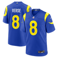 Jared Verse Los Angeles Rams Team Game Player Jersey - Royal | Stitched Football Jersey TJS1079