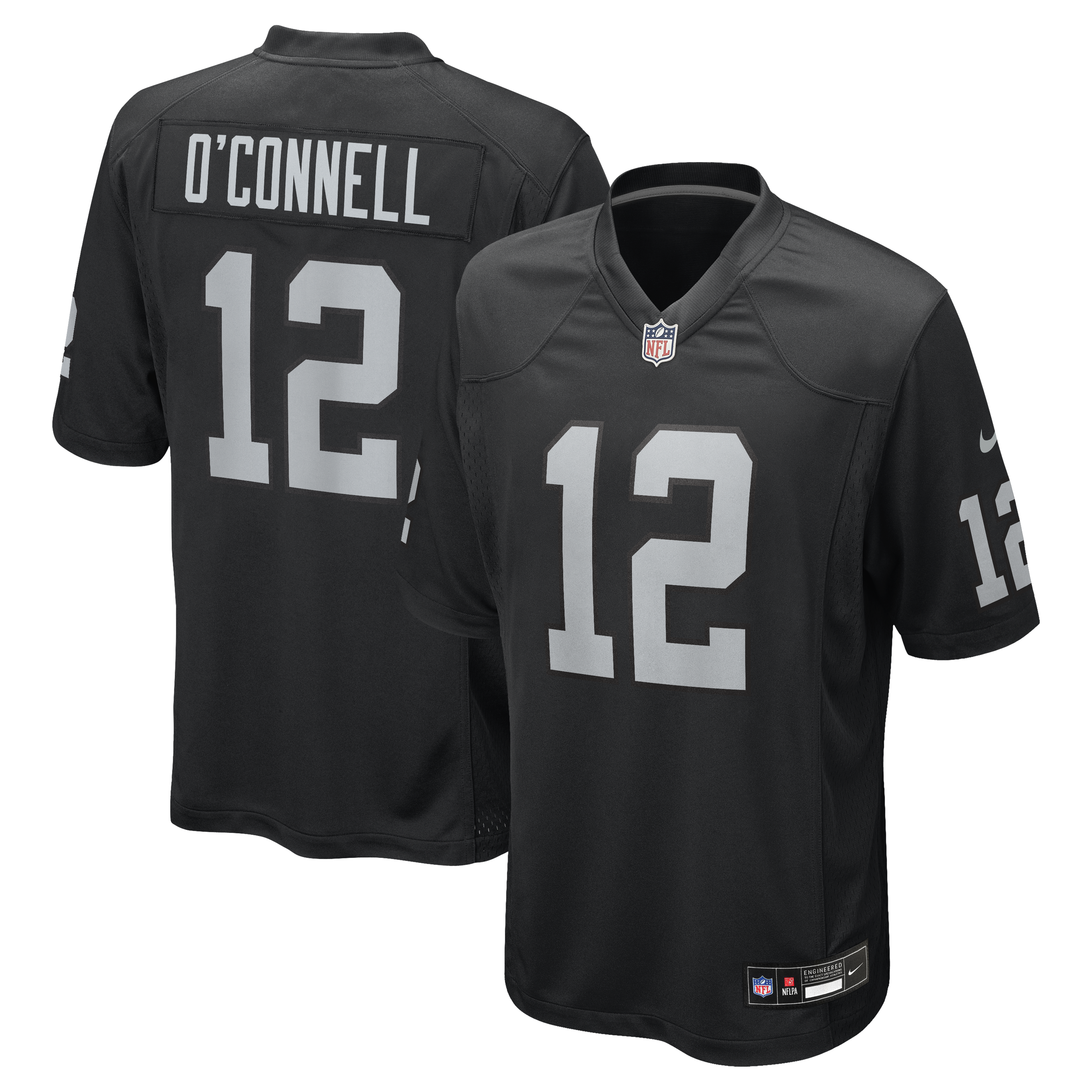 Aidan O'Connell Las Vegas Raiders Team Game Jersey - Black | Stitched Football Jersey TJS0934