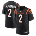 Evan McPherson Cincinnati Bengals Game Jersey - Black | Stitched Football Jersey TJS1089