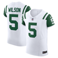 Garrett Wilson New York Jets Classic Alternate Vapor F.U.S.E. Elite Jersey - White | Stitched Football Jersey TJS0932