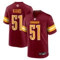 Ale Kaho Washington Commanders Team Game Jersey - Burgundy | Stitched Football Jersey TJS0994