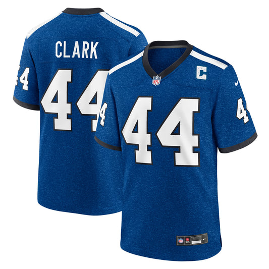 Dallas Clark Indianapolis Colts Retired Player Alternate Game Jersey - Blue | Stitched Football Jersey TJS1027