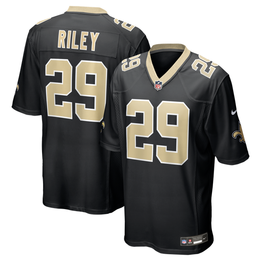 Quincy Riley New Orleans Saints Team Game Jersey - Black | Stitched Football Jersey TJS0914