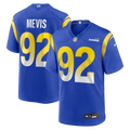 Harrison Mevis Los Angeles Rams Team Game Jersey - Royal | Stitched Football Jersey TJS0906