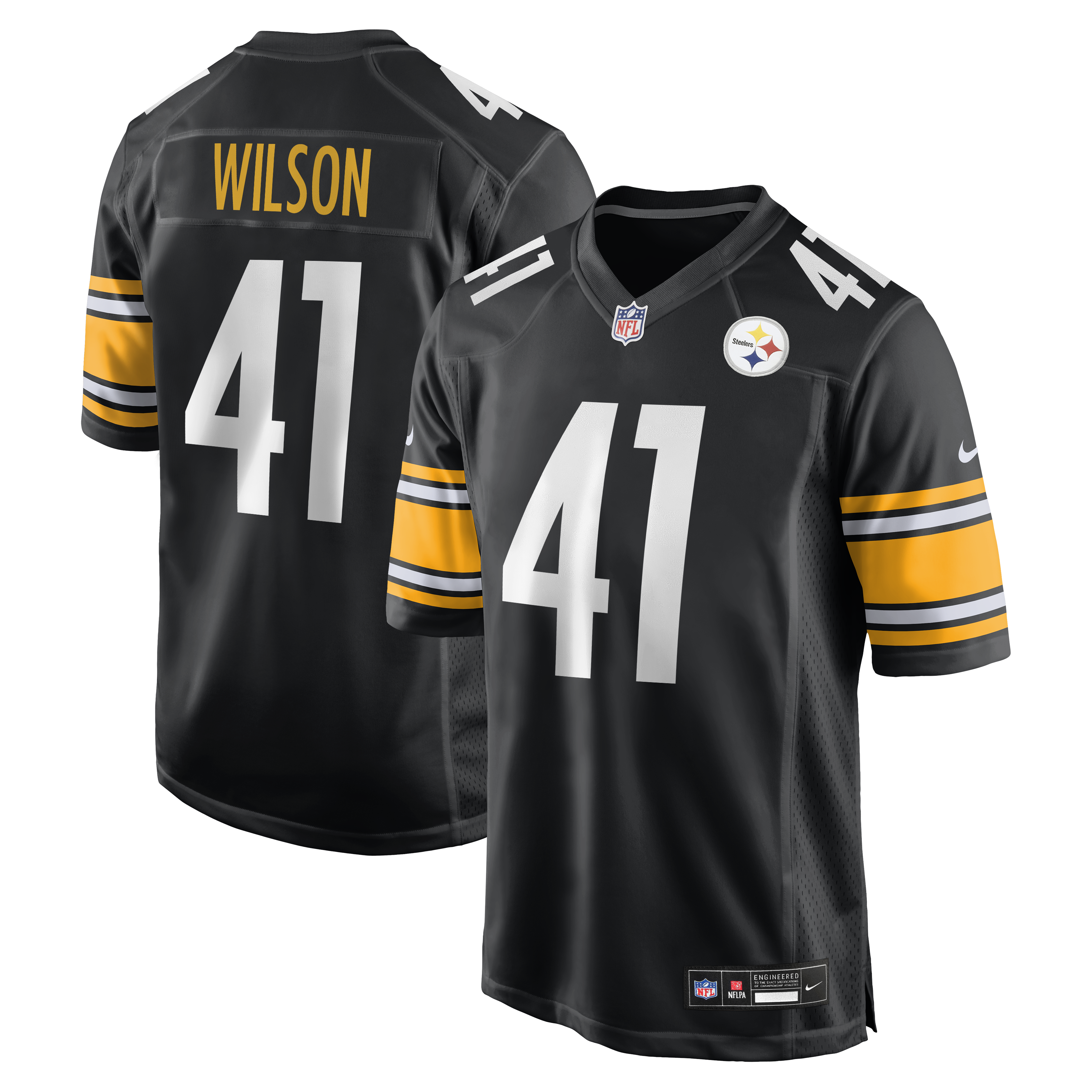 Payton Wilson Pittsburgh Steelers Game Jersey - Black | Stitched Football Jersey TJS1042