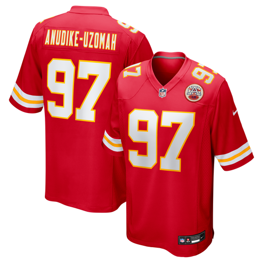 Felix Anudike-Uzomah Kansas City Chiefs Game Jersey - Red | Stitched Football Jersey TJS0925