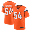 Alex Forsyth Denver Broncos Team Game Jersey - Orange | Stitched Football Jersey TJS1034