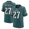 Quinyon Mitchell Philadelphia Eagles Team Game Jersey - Midnight Green | Stitched Football Jersey TJS1036